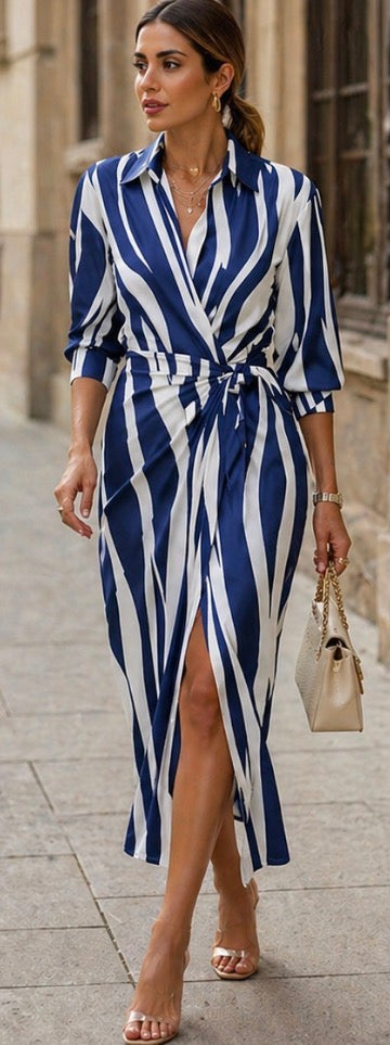 Laurel | Twist-Front Wrap Dress