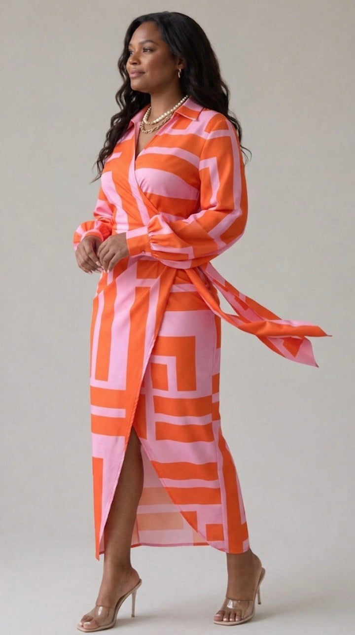 Laurel | Twist-Front Wrap Dress