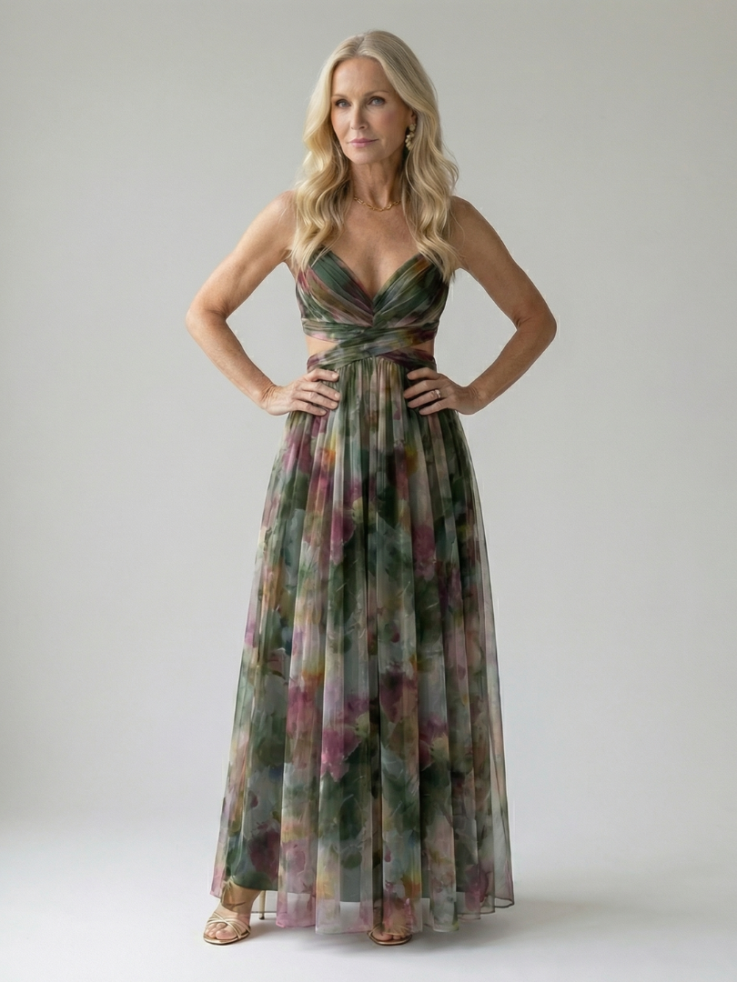 Coraline | Flowing Wrap Maxi Dress