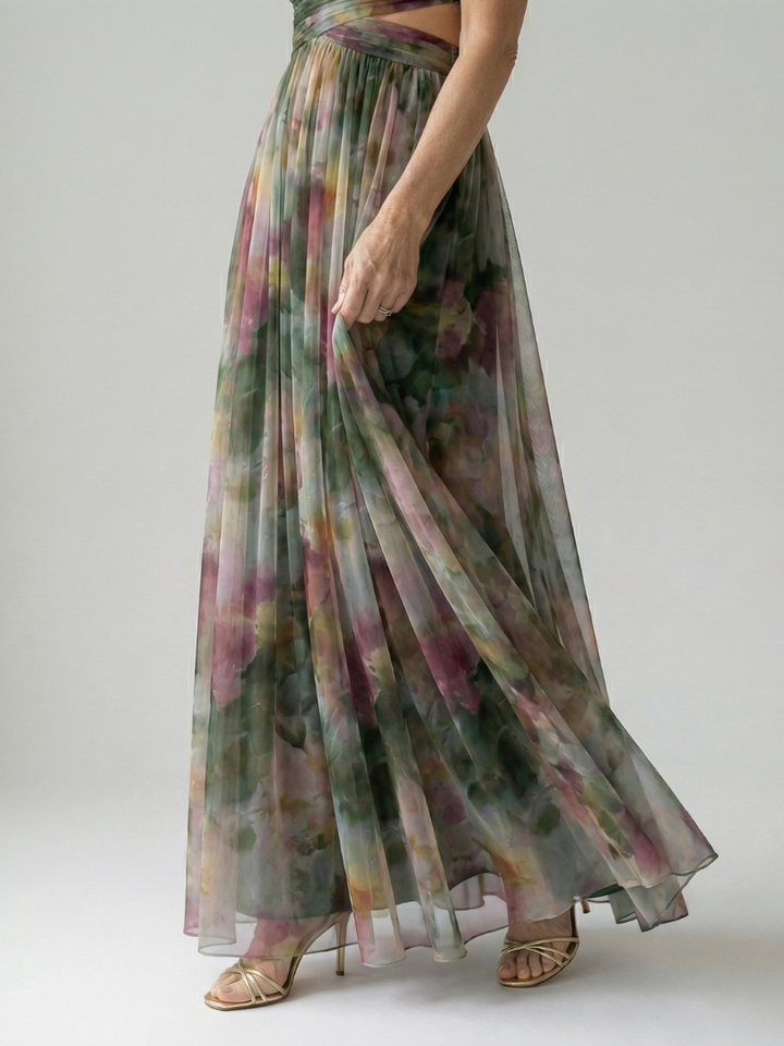 Coraline | Flowing Wrap Maxi Dress