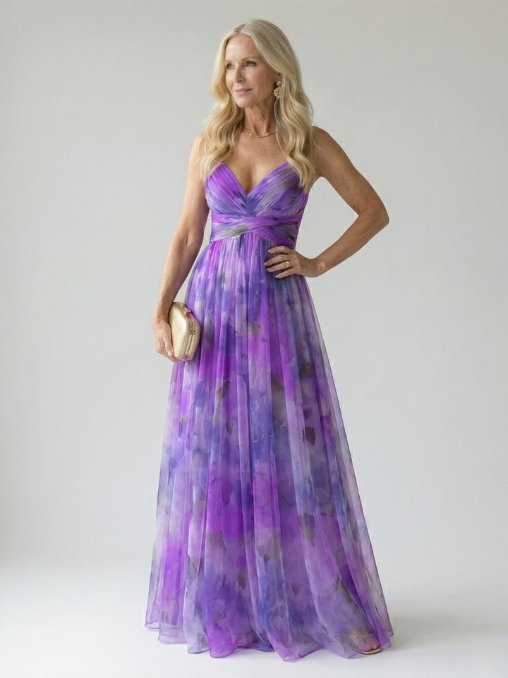Coraline | Flowing Wrap Maxi Dress