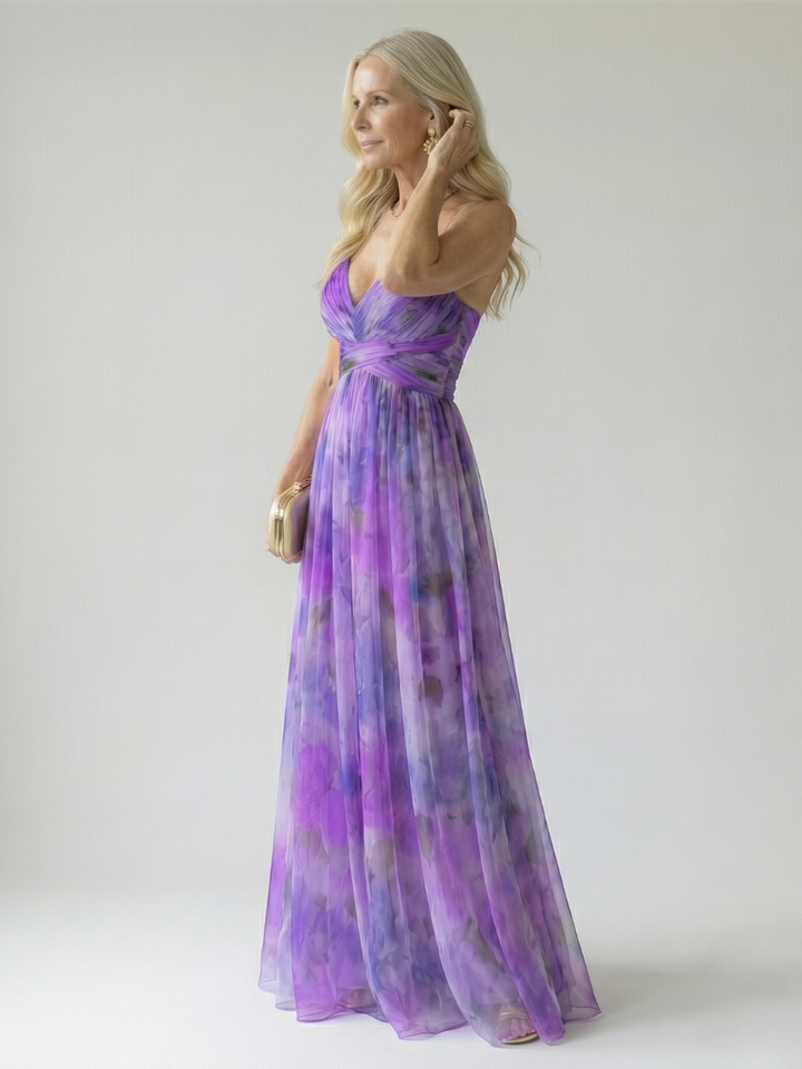 Coraline | Flowing Wrap Maxi Dress