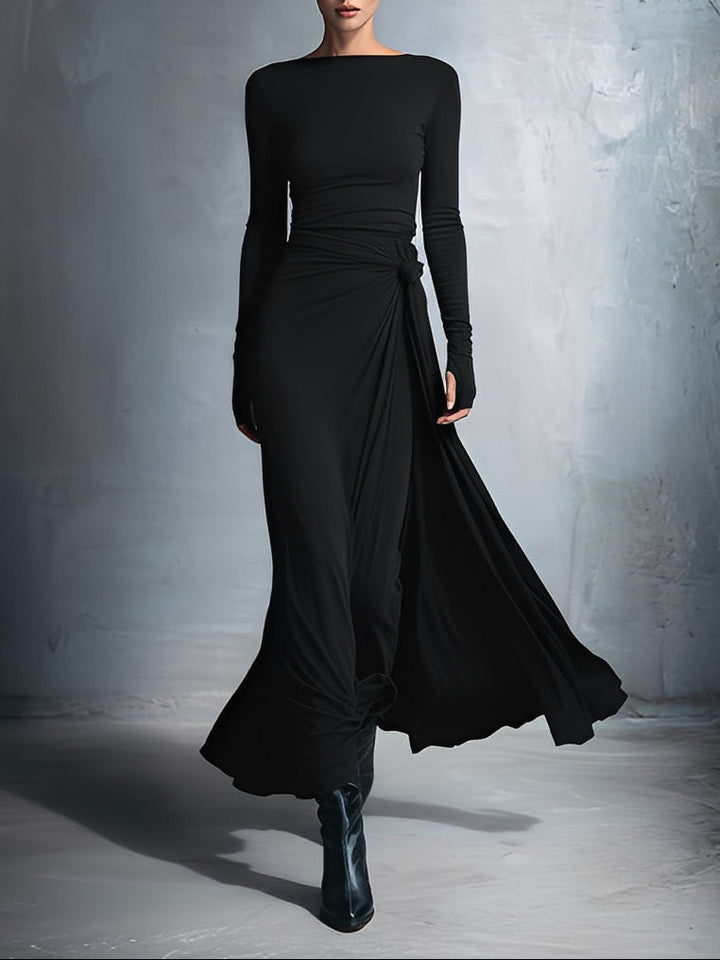Naiara | Maxi Dress with Silk Knot