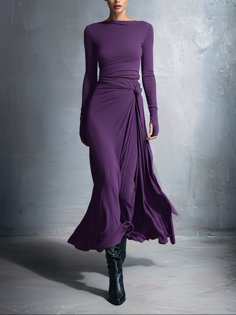 Naiara | Maxi Dress with Silk Knot