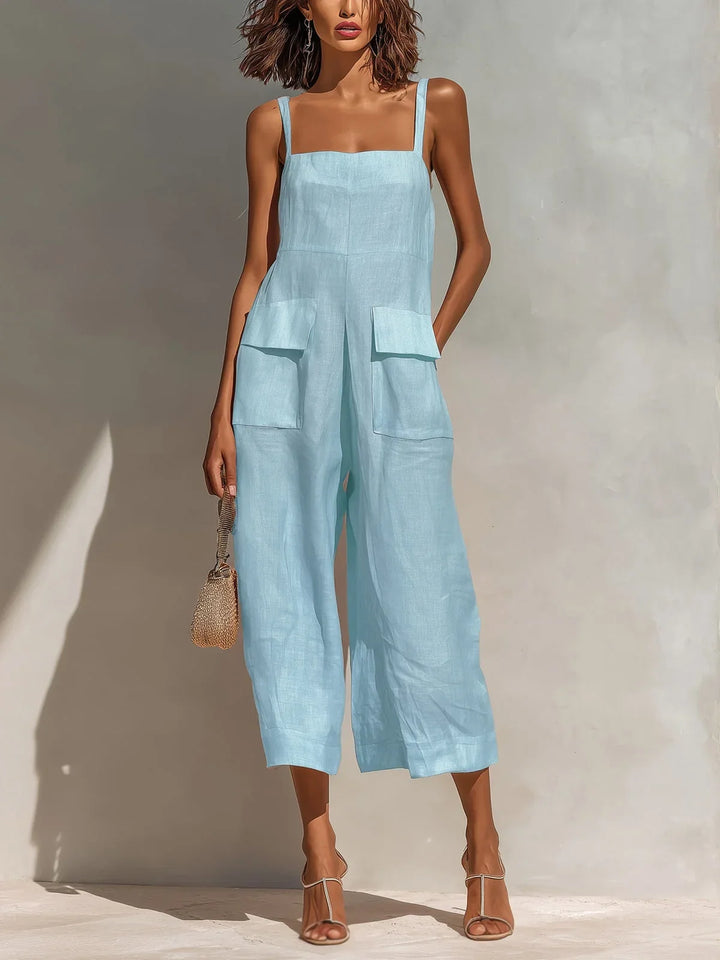 Mercedes Elegant Mono Linen and Cotton Blend