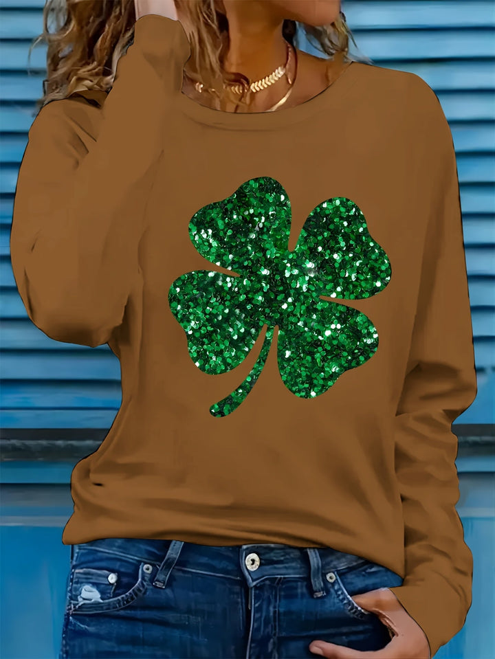 Emery - Clover Print Sweatshirt