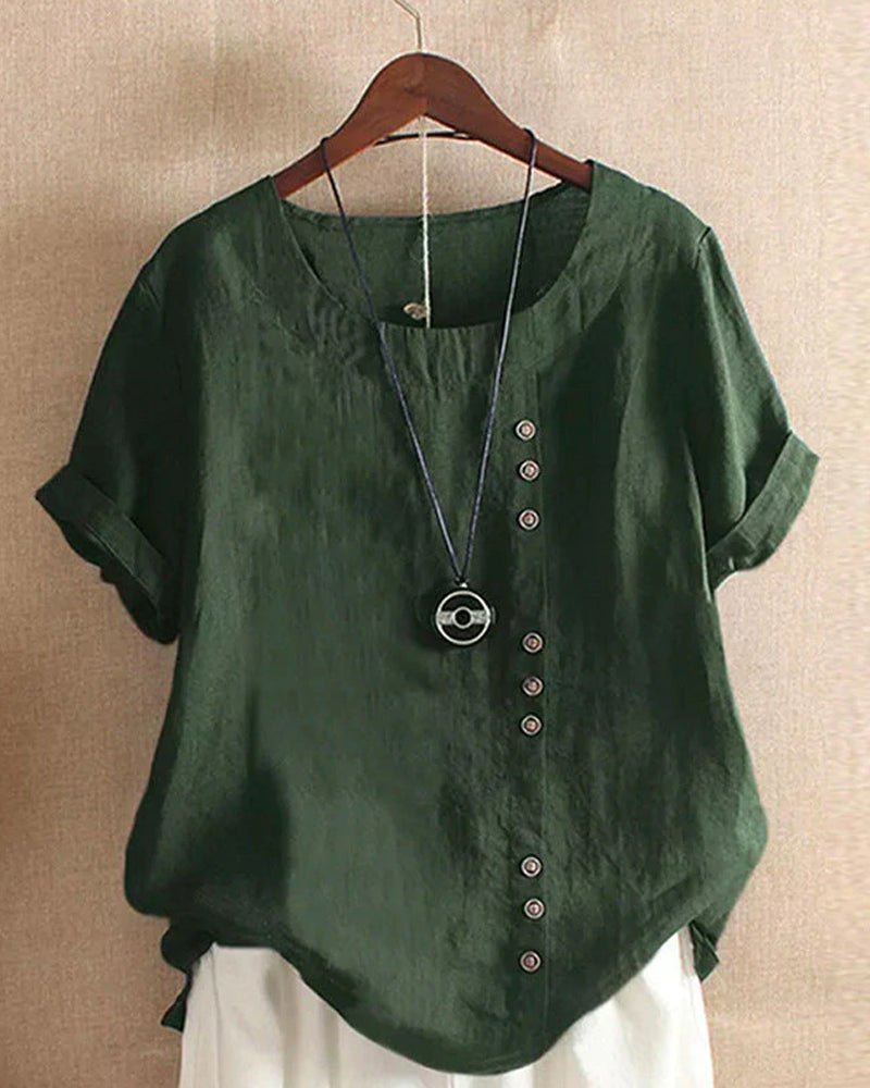 Matilda | Relaxed Button-Detail Blouse