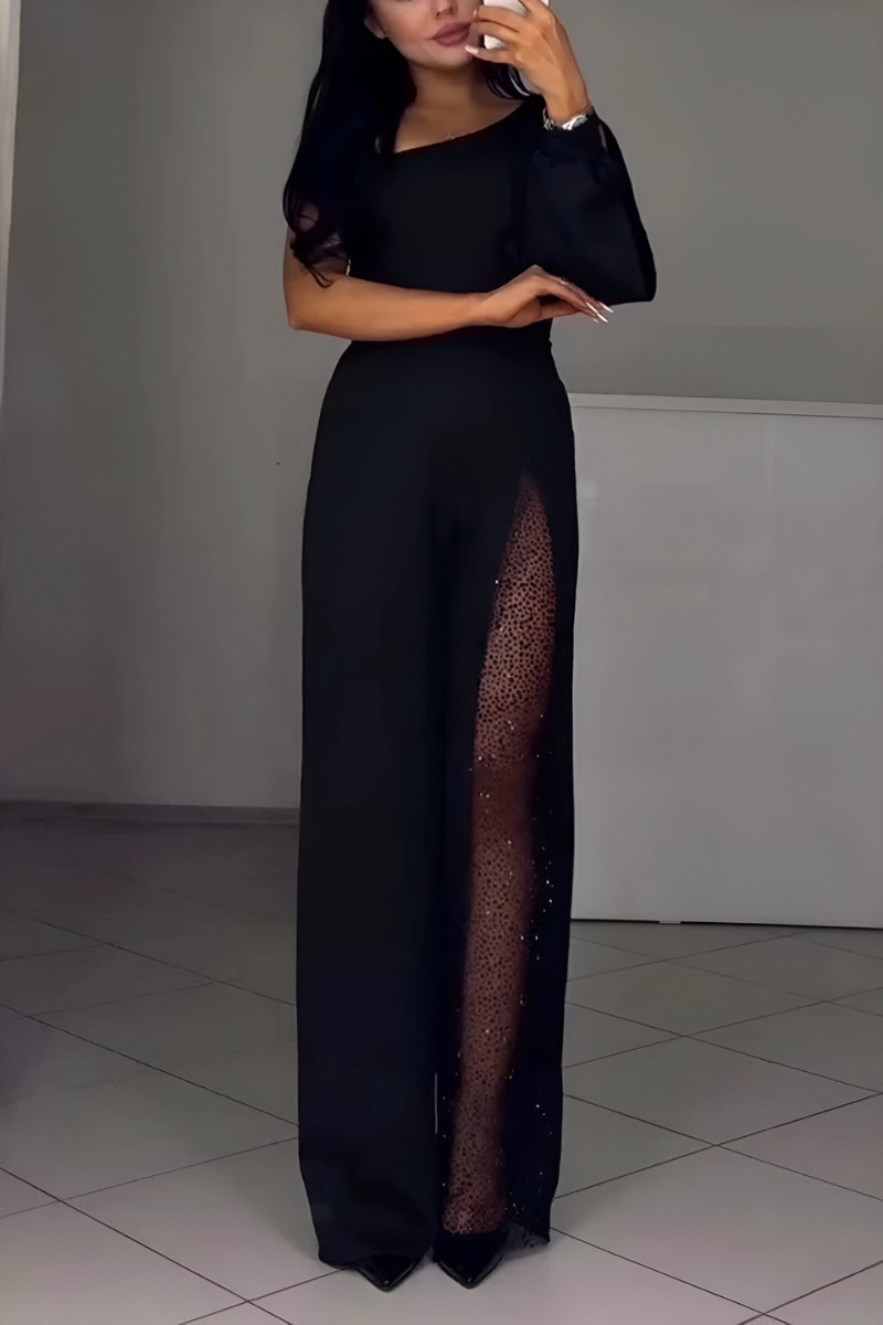 Sofía™ | Elegant jumpsuit with shiny details