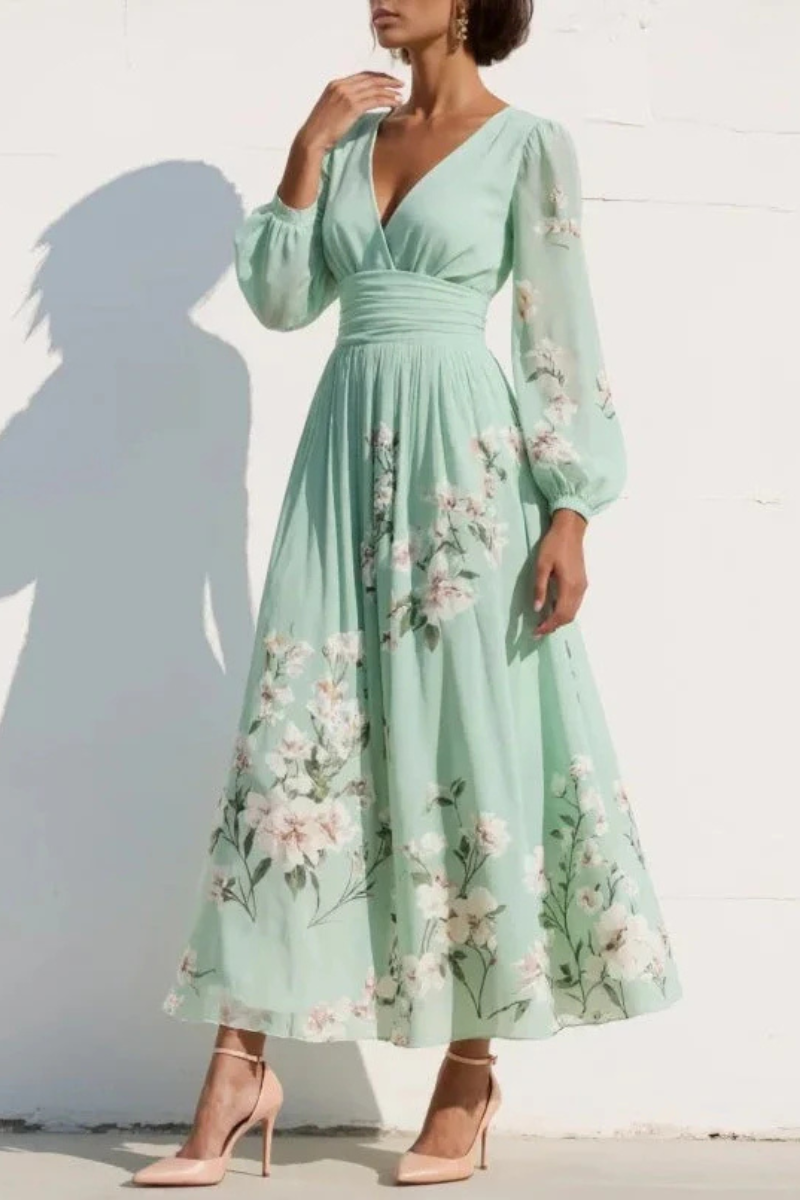 Lotte™ | Stylish Flowing Midi Dress