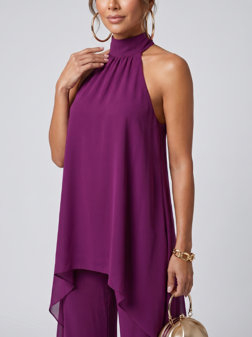 Fabiana | Flowing Asymmetric Two-Piece Set
