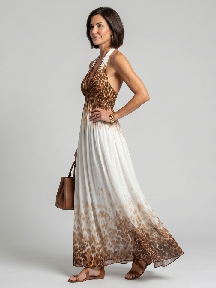 Bellamy | Flowing Halter Maxi Dress