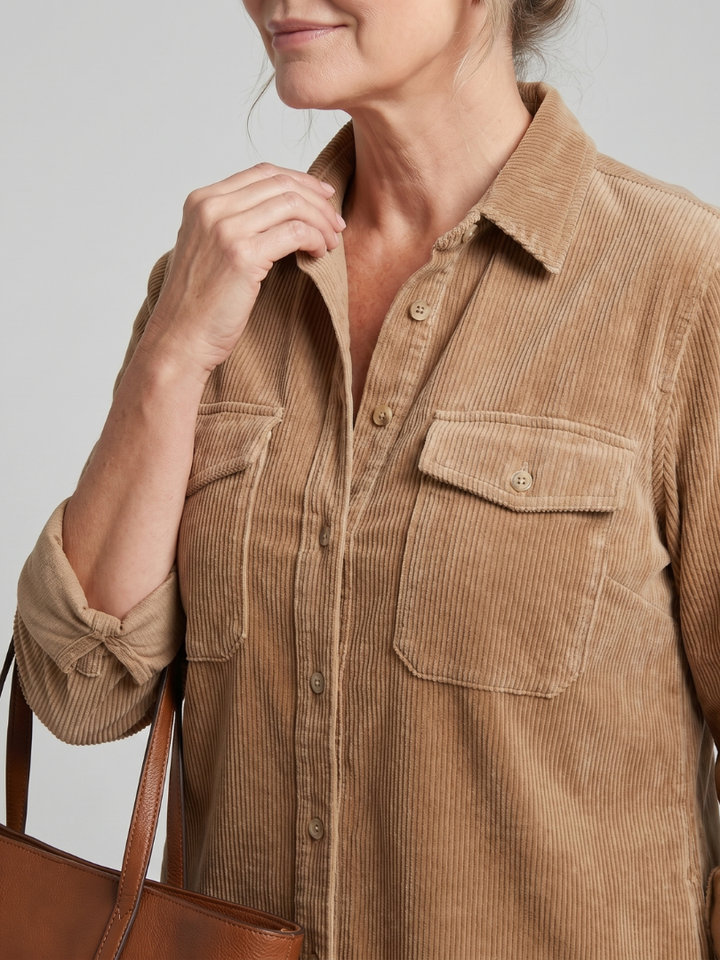 Annabel | Buttoned Ribbed Midi Dress