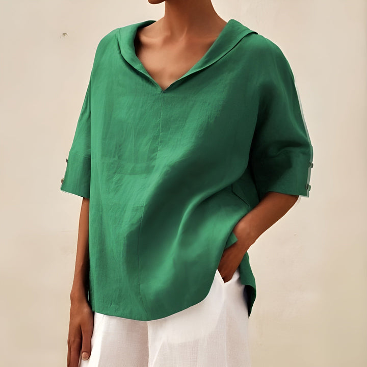 Emily - Stylish V-Neck Everyday Blouse
