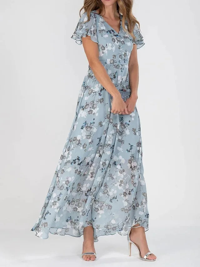 Amara | Flowing Floral Maxi Dress