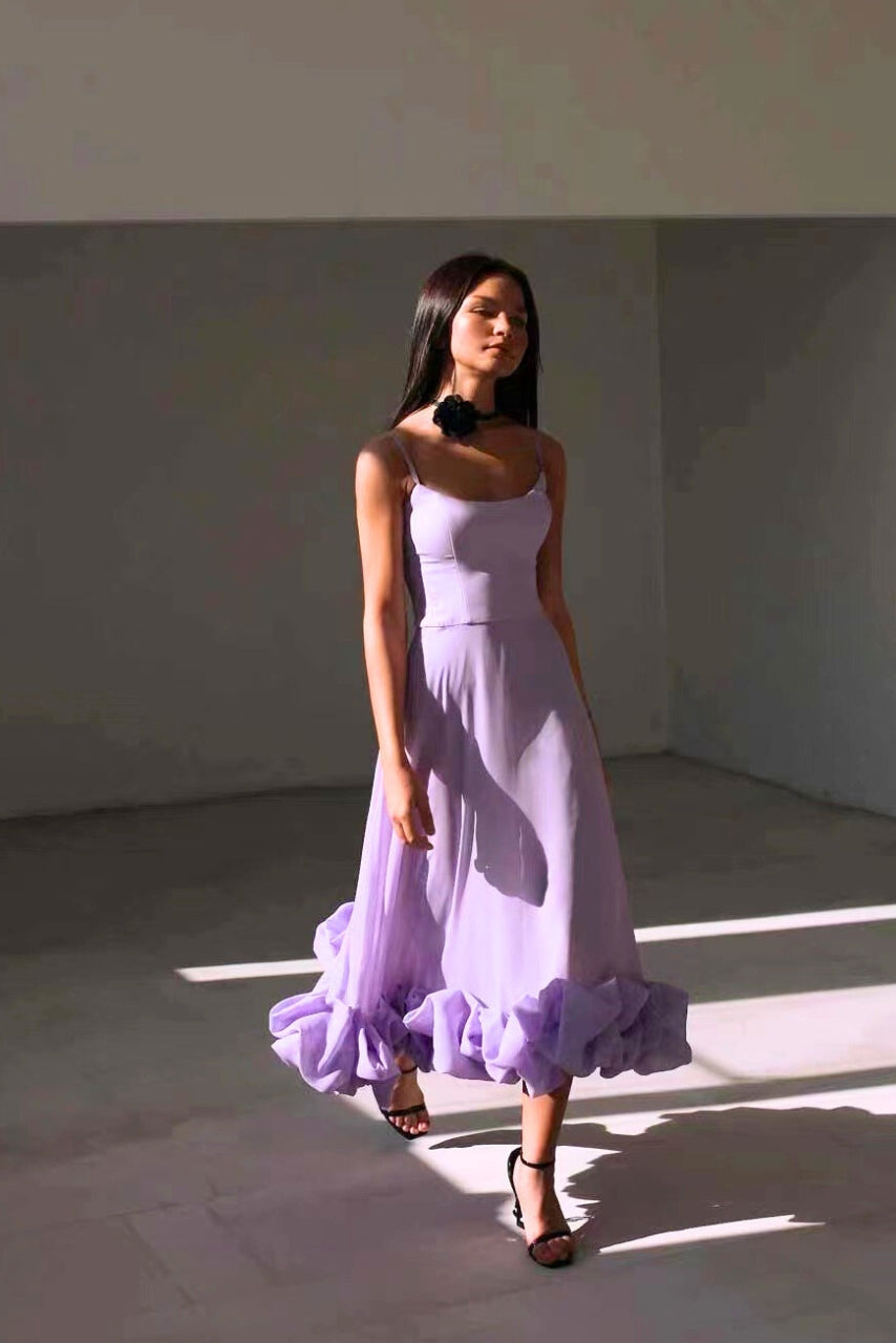 Nadia | Elegant Flowing Maxi Dress