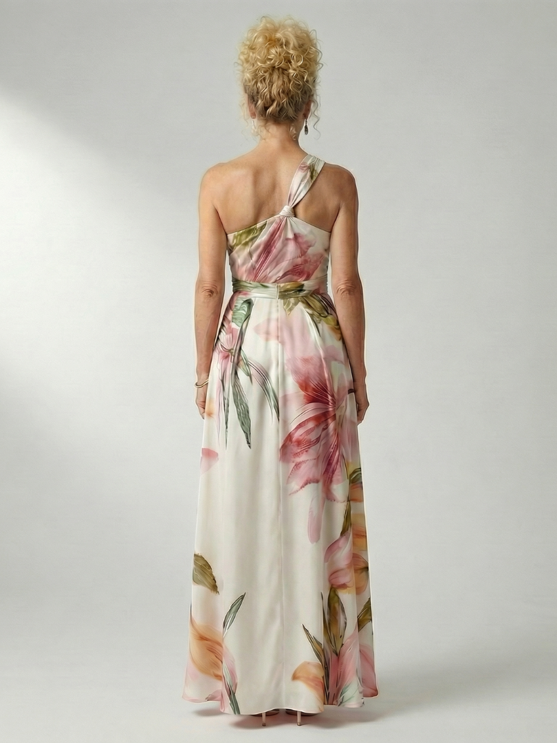 Camellia | Floral Halter Maxi Dress