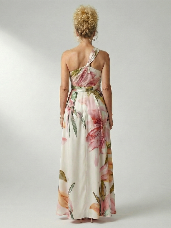 Camellia | Floral Halter Maxi Dress