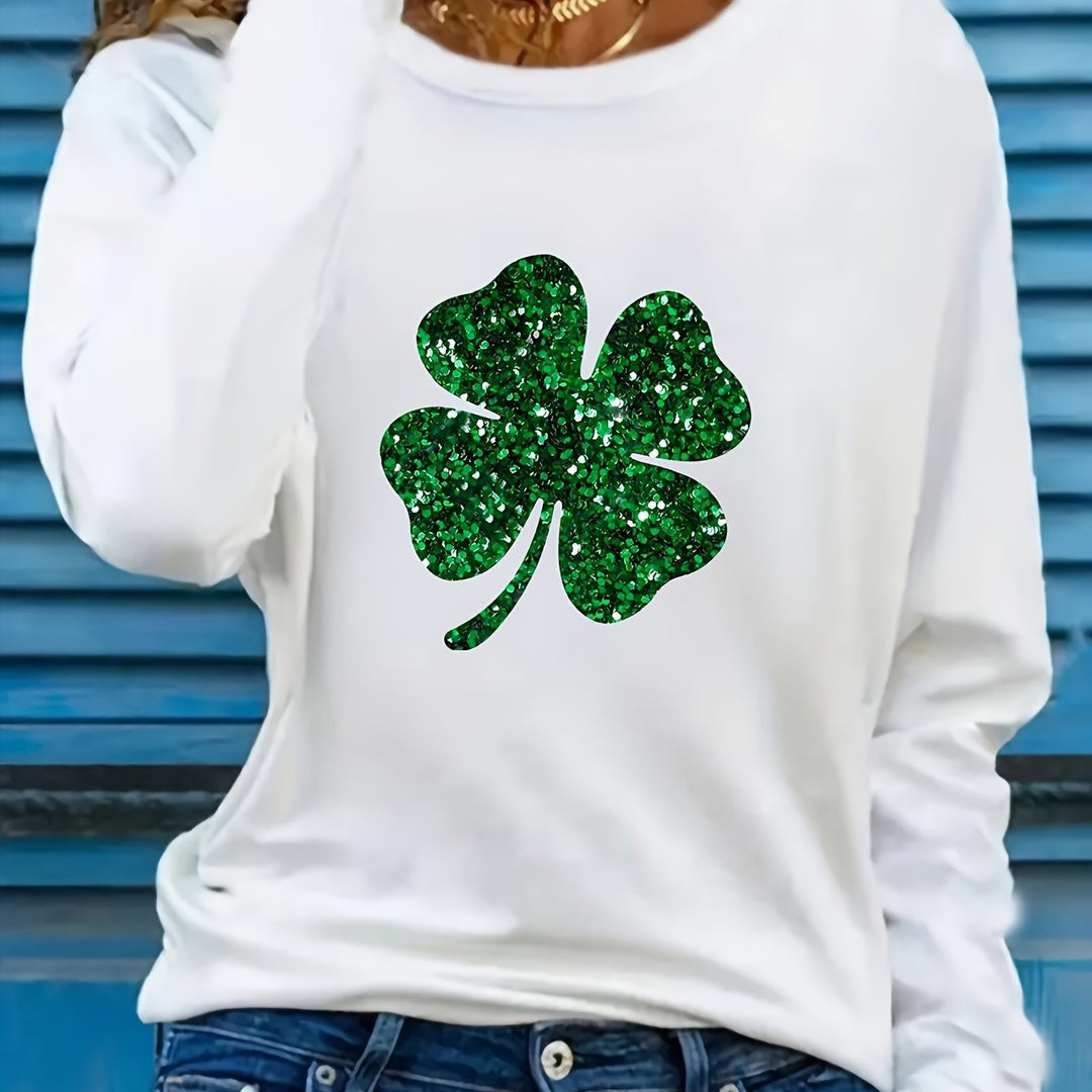 Emery - Clover Print Sweatshirt
