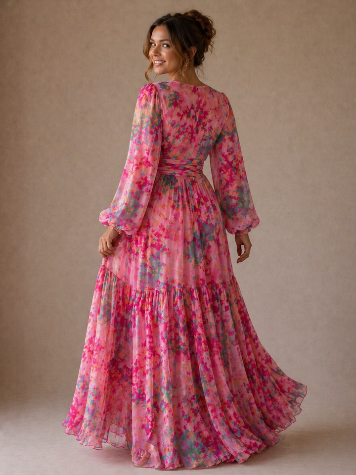 Anouk | Floral Wrap Maxi Dress