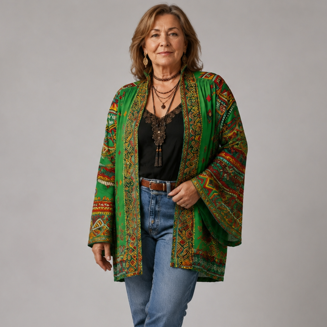 Darcy | Boho Embroidered Kimono Cardigan