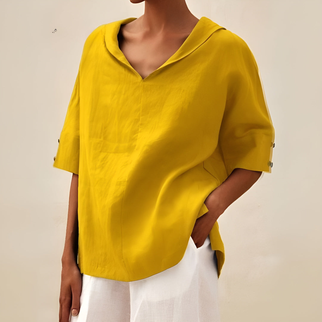 Emily - Stylish V-Neck Everyday Blouse