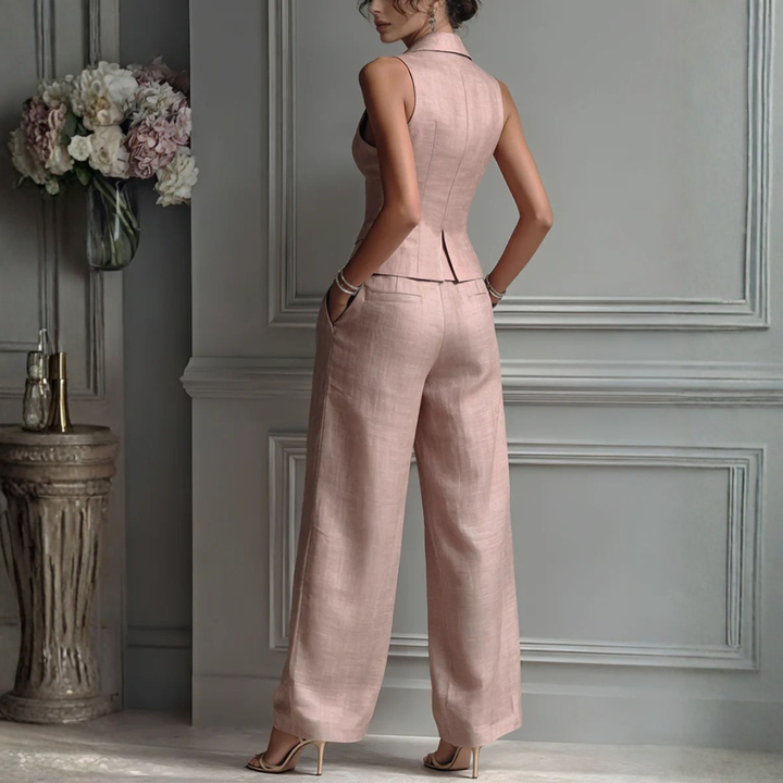 GEMMA | COMPLETE 2 PIECES WITH V-NECK