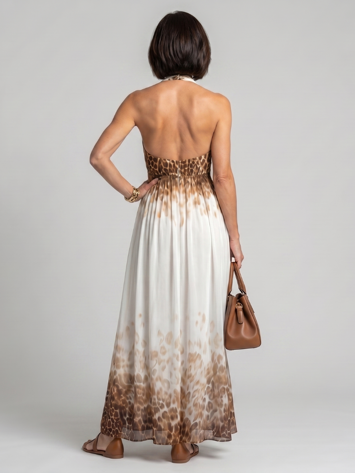 Bellamy | Flowing Halter Maxi Dress