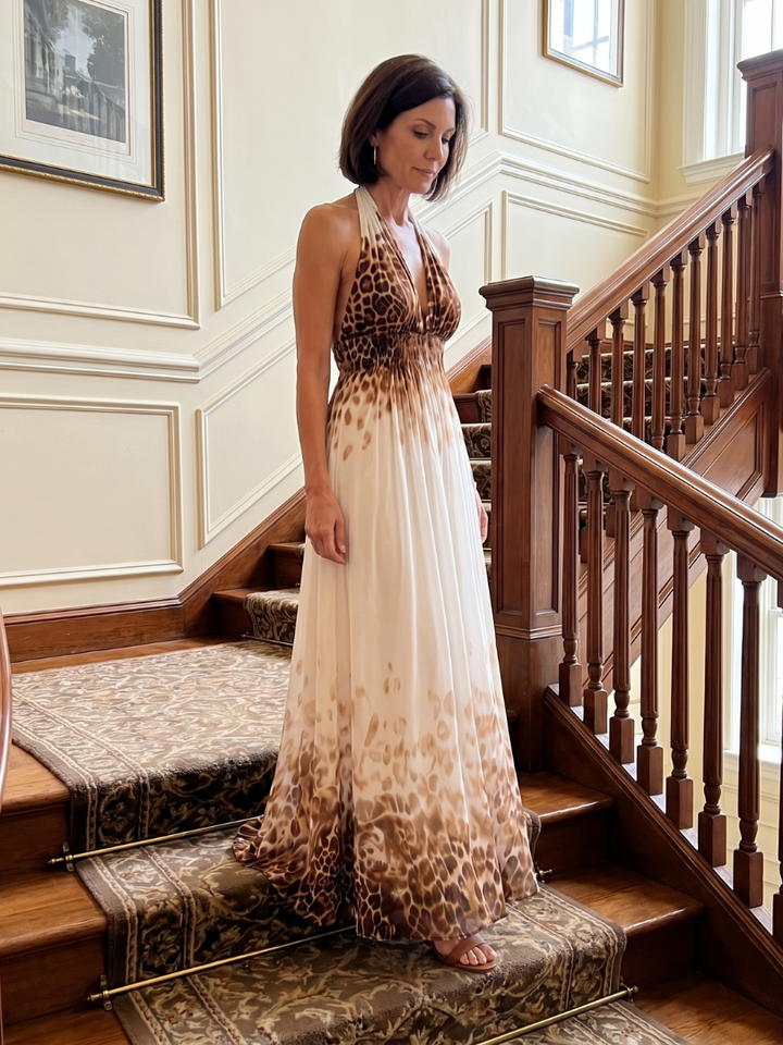 Bellamy | Flowing Halter Maxi Dress