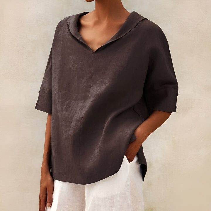 Emily - Stylish V-Neck Everyday Blouse