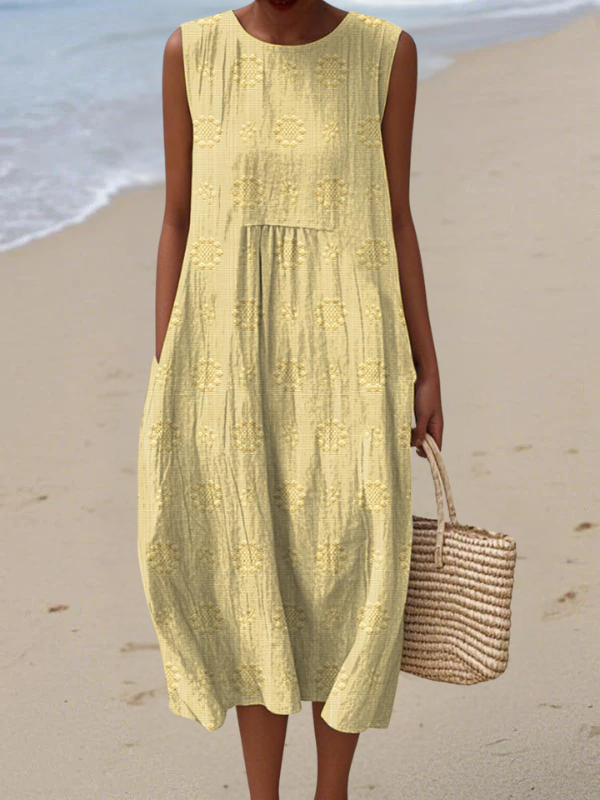 Lara | Embroidered Midi Dress