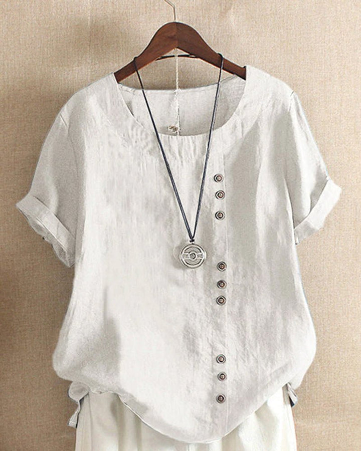 Matilda | Relaxed Button-Detail Blouse