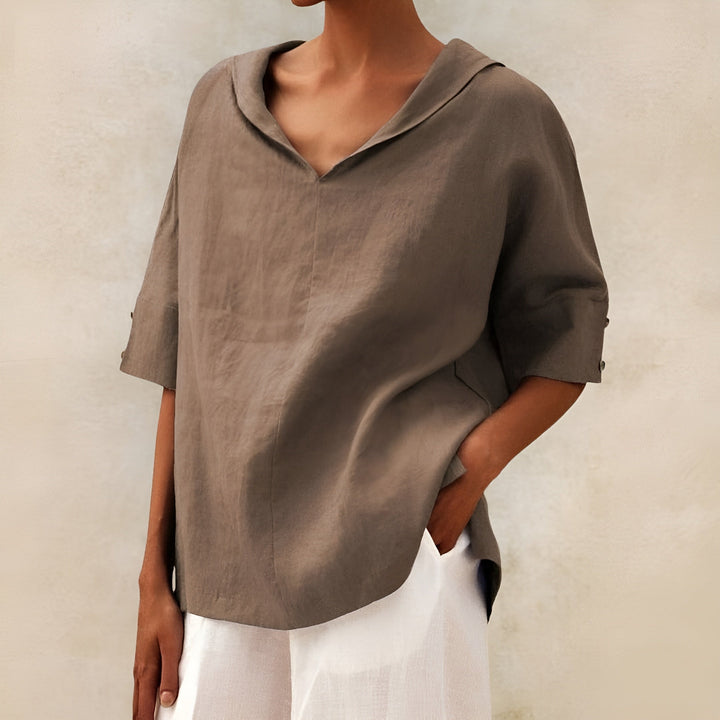 Emily - Stylish V-Neck Everyday Blouse