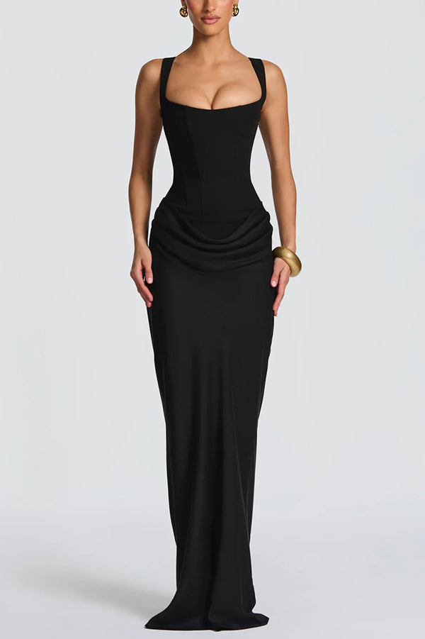 Leonor | Maxi dress with square neckline