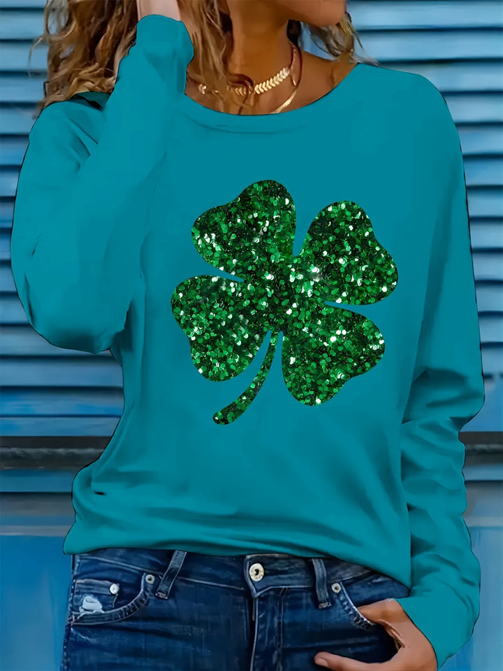 Emery - Clover Print Sweatshirt
