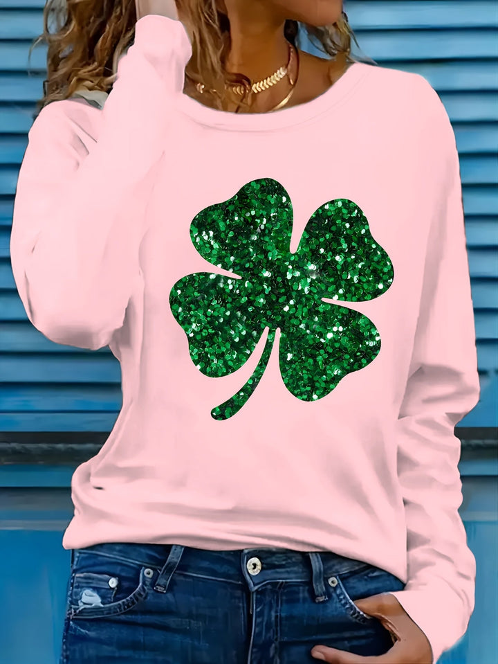 Emery - Clover Print Sweatshirt