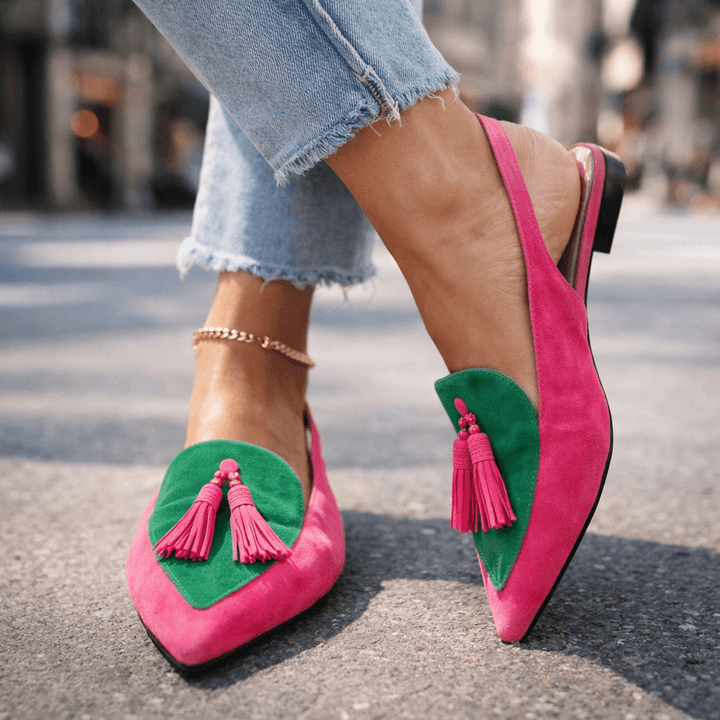 Eliza Strappy Tassel Sandals