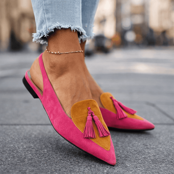 Eliza Strappy Tassel Sandals