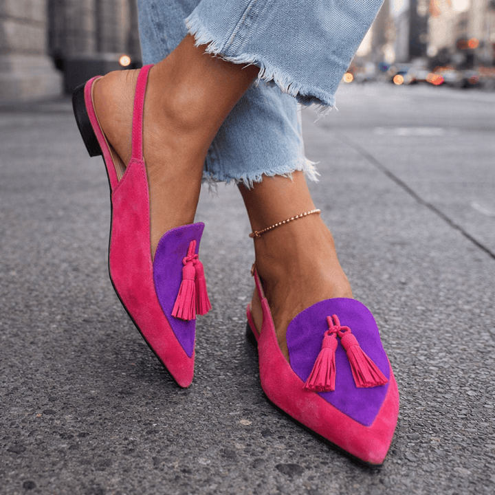 Eliza Strappy Tassel Sandals