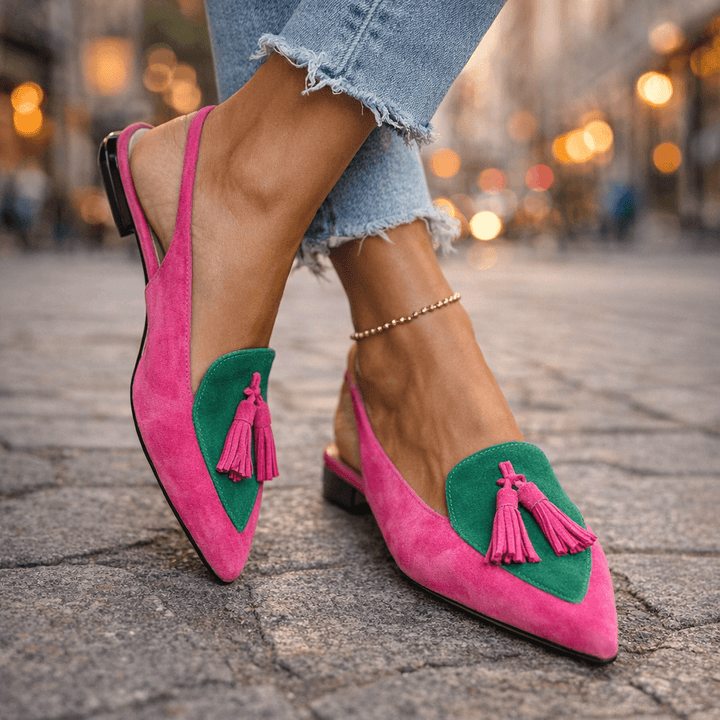 Eliza Strappy Tassel Sandals