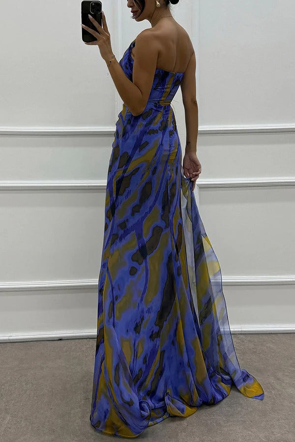 Celia | One-Shoulder Draped Evening Gown