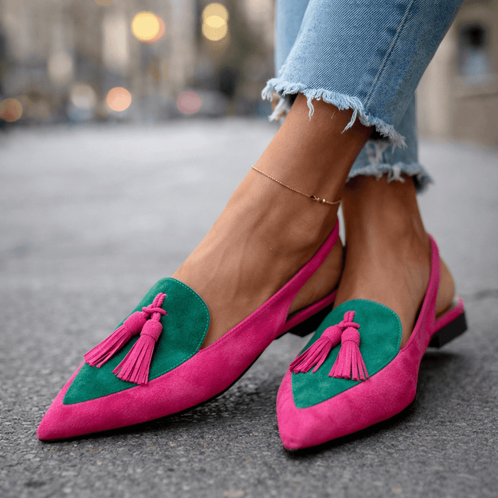 Eliza Strappy Tassel Sandals