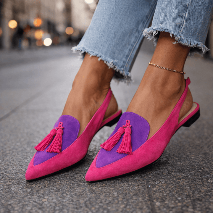 Eliza Strappy Tassel Sandals