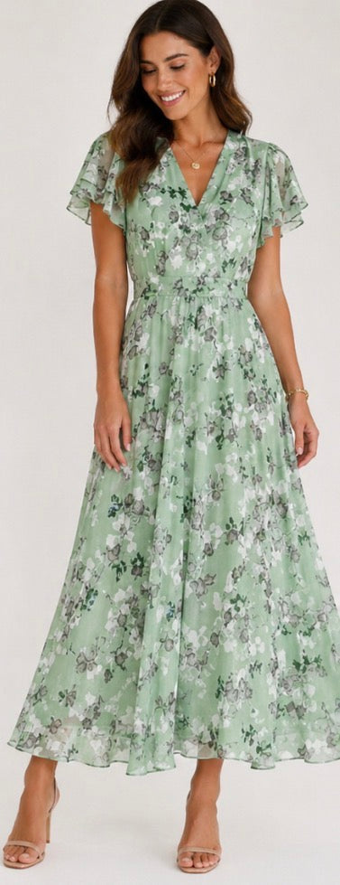 Amara | Flowing Floral Maxi Dress