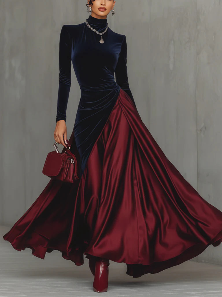 Lira | Long Bicolor Dress
