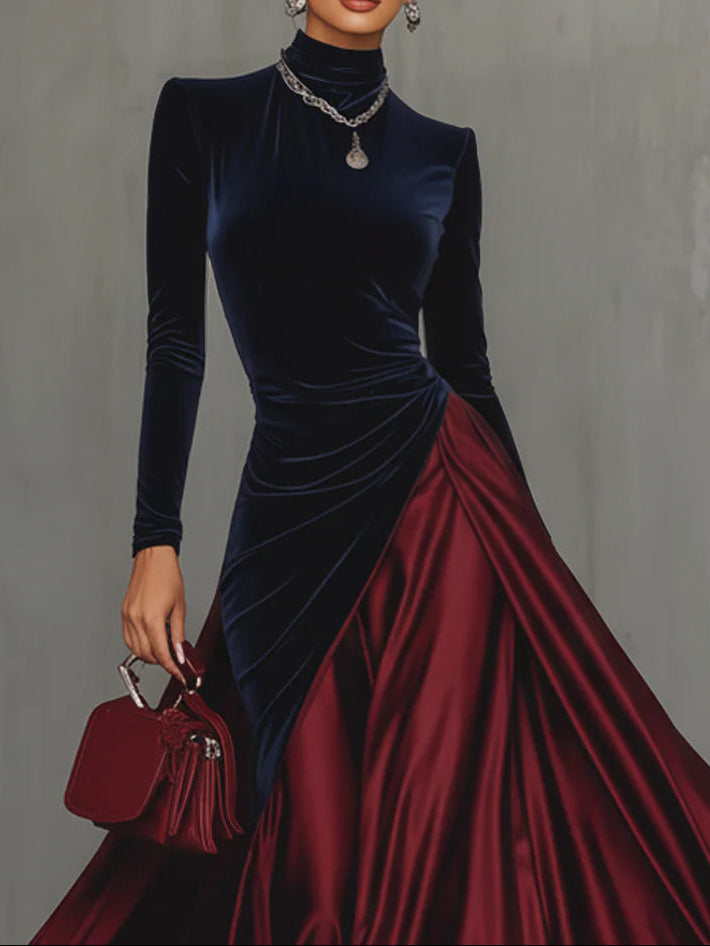 Lira | Long Bicolor Dress