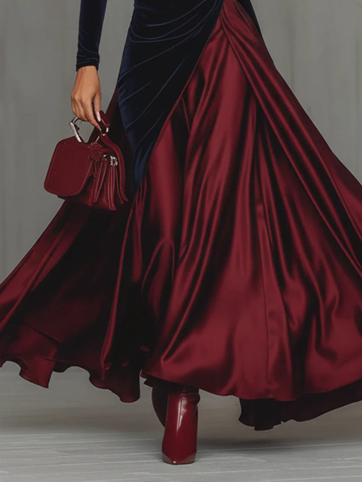 Lira | Long Bicolor Dress