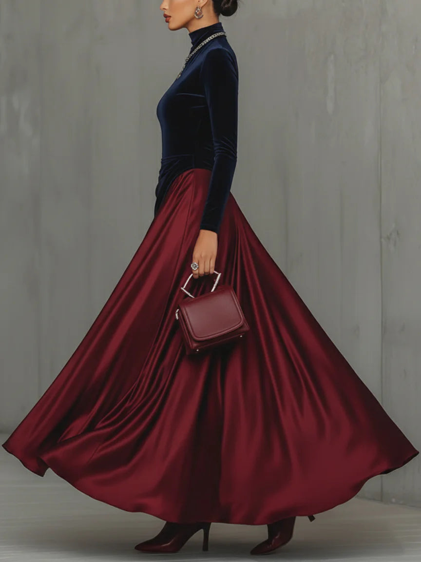 Lira | Long Bicolor Dress