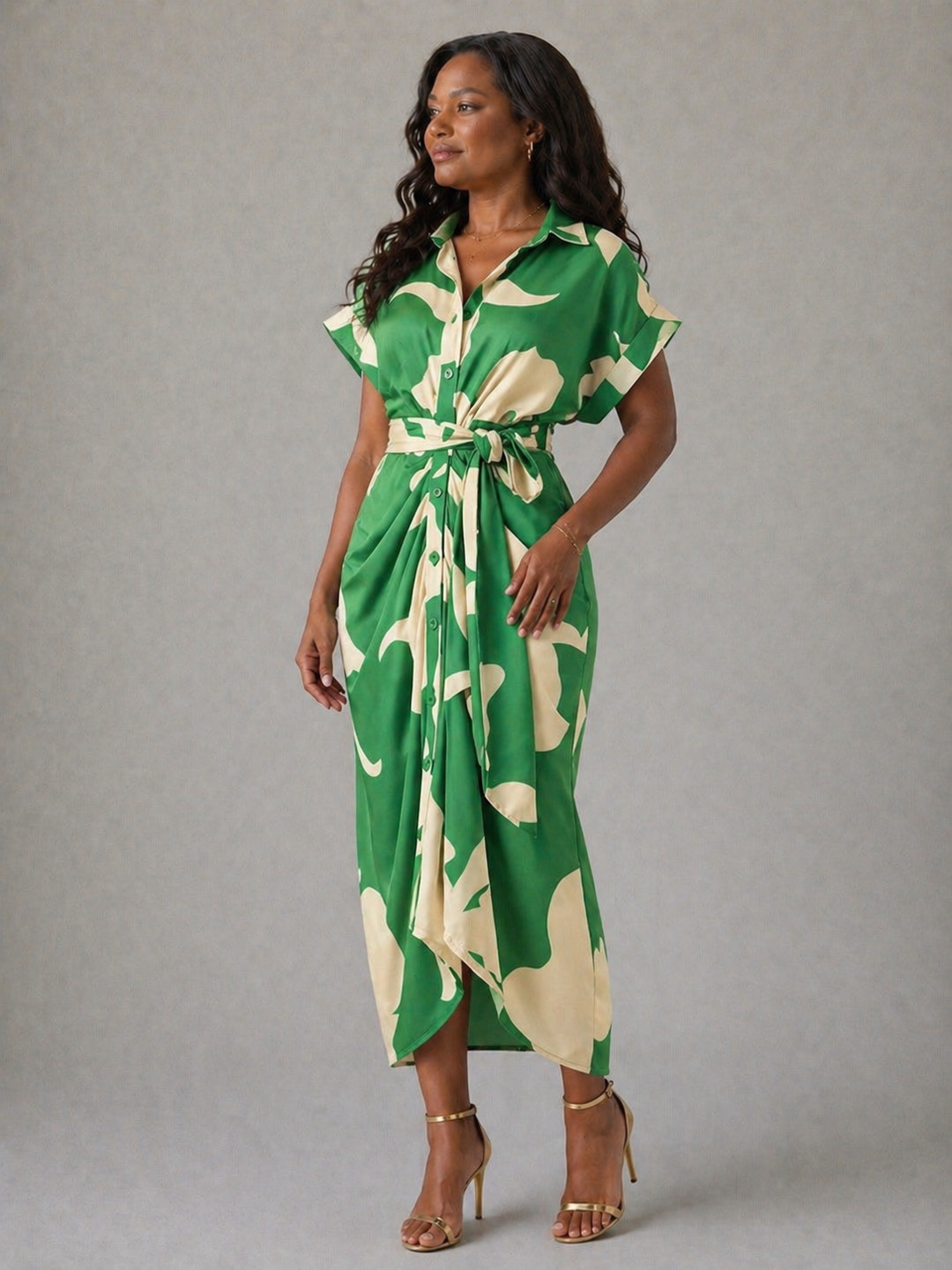 Wren | Belted Shirt Dress