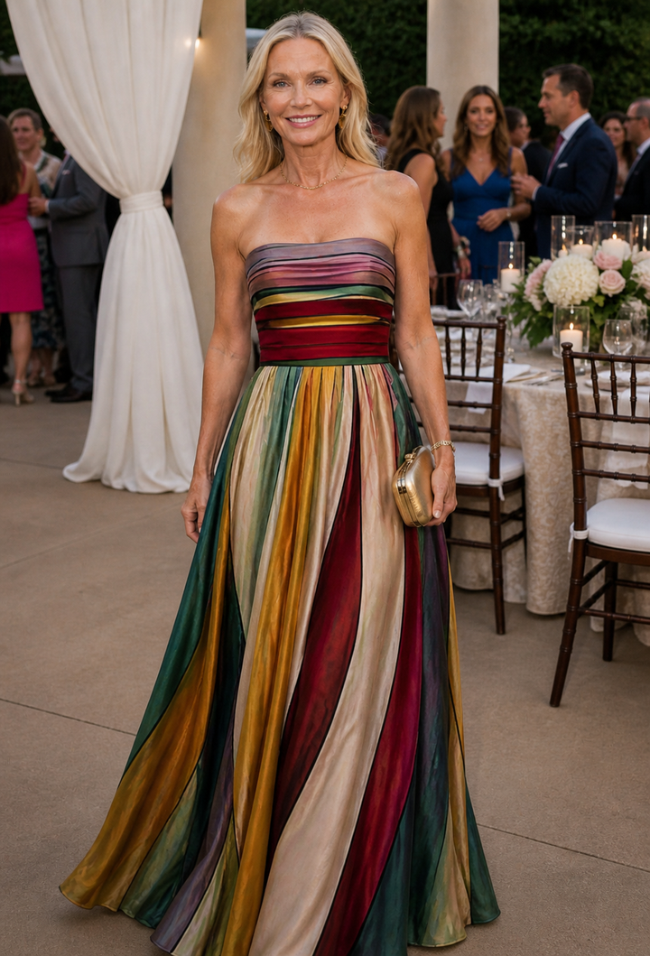 Danica | Effortless Strapless A-Line Dress