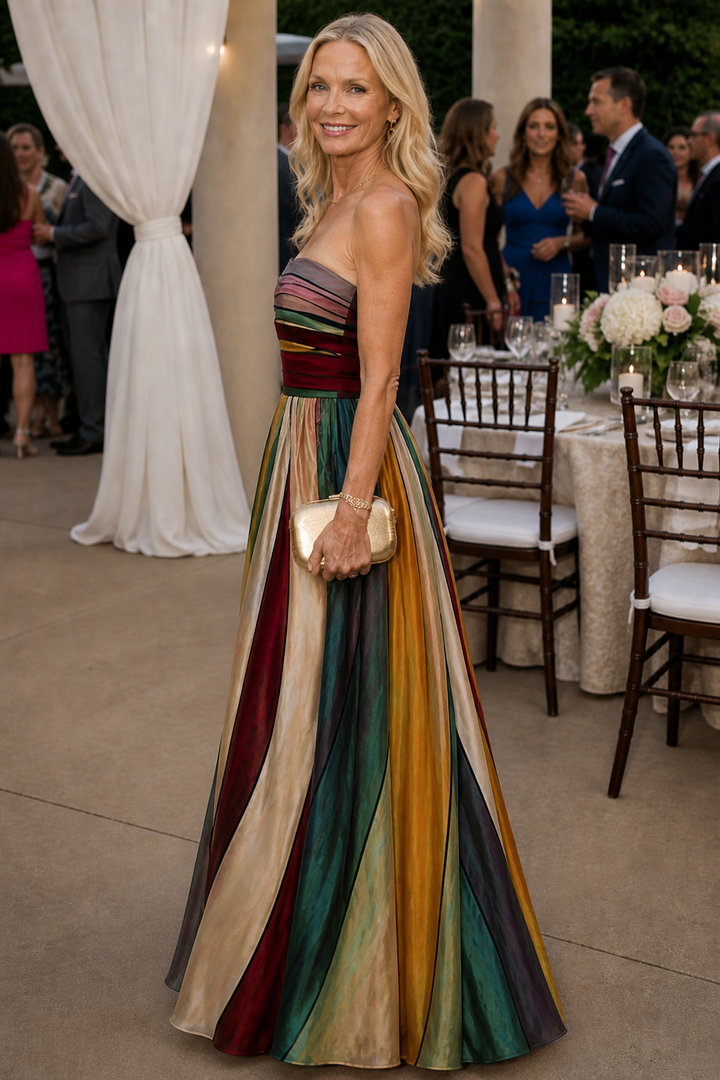Danica | Effortless Strapless A-Line Dress